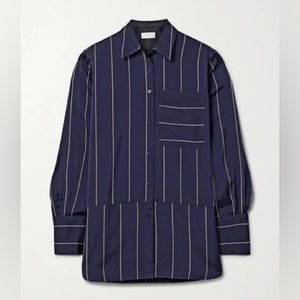 Sadie Paneled Striped shirt